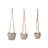Round Jute and Cotton Hanging Planters