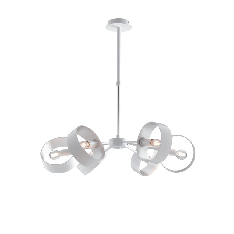 Ayla 6 - Light White Unique/Statement Pendant
