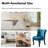 Grenier Traditional Velvet Upholstered Wingback Side Chair with Button-Tufted-1178965963