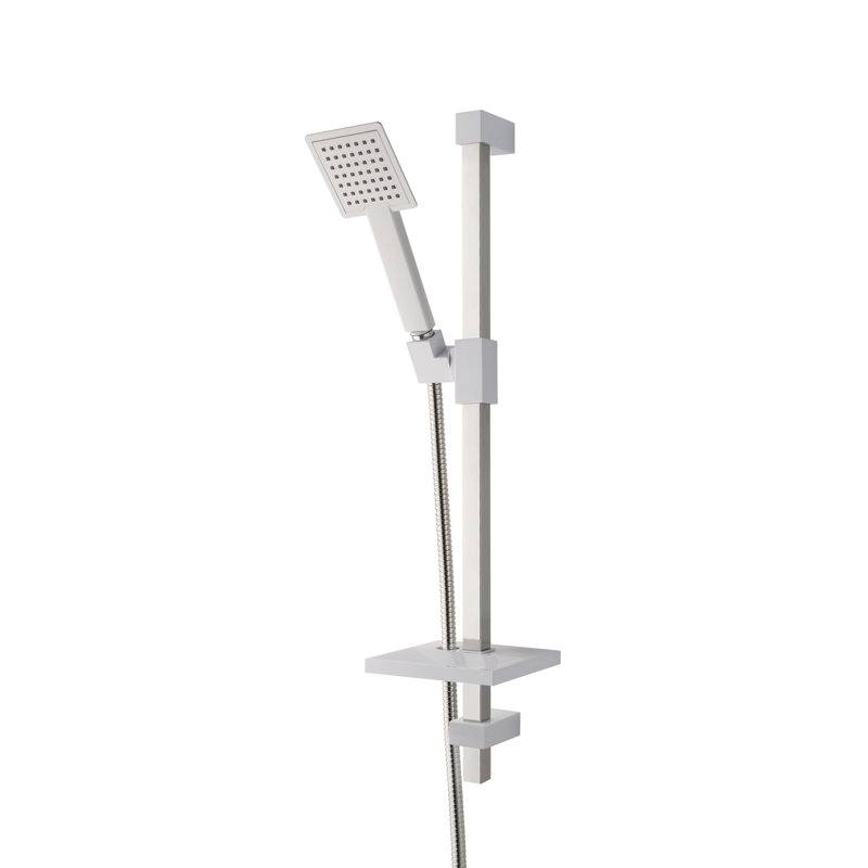 Combo Handheld Shower Head, White / Chrome