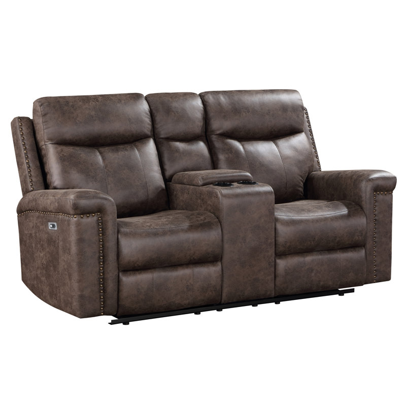 Causeuse inclinable 73,5 po Annakiya, Électrique - Bouton-poussoir