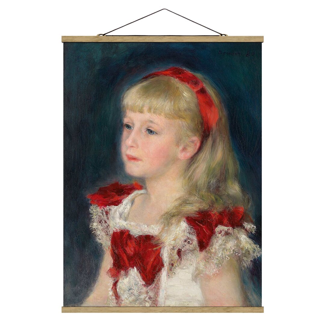 Stoffbild Mademoiselle Grimprel von Auguste Renoir