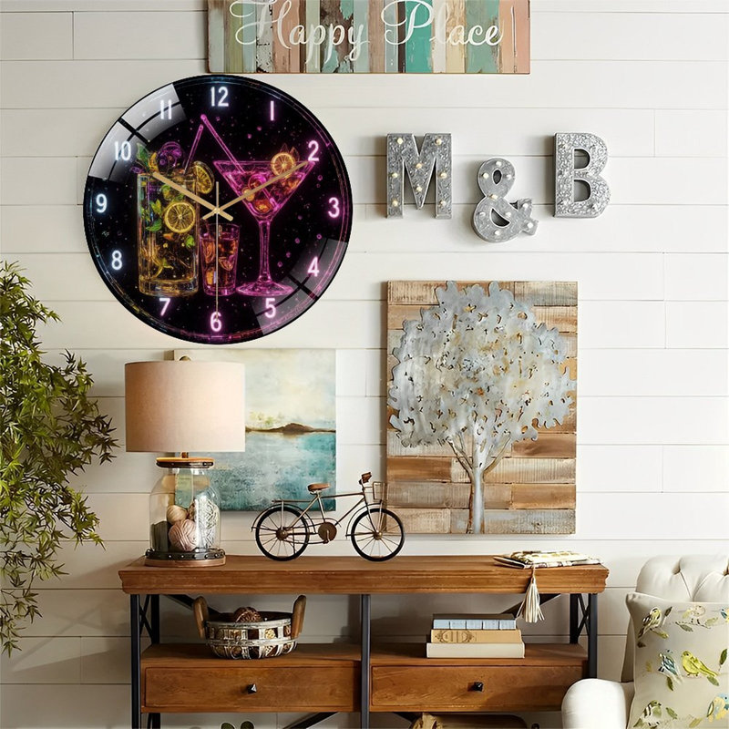 Horloge murale 12 po