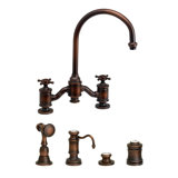 Hampton Bridge Faucet - Cross Handles
