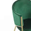 Chaise rembourrée en velours