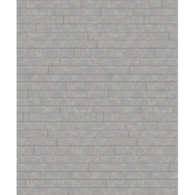 Gray Resource Geometric Metallic Wallpaper Roll