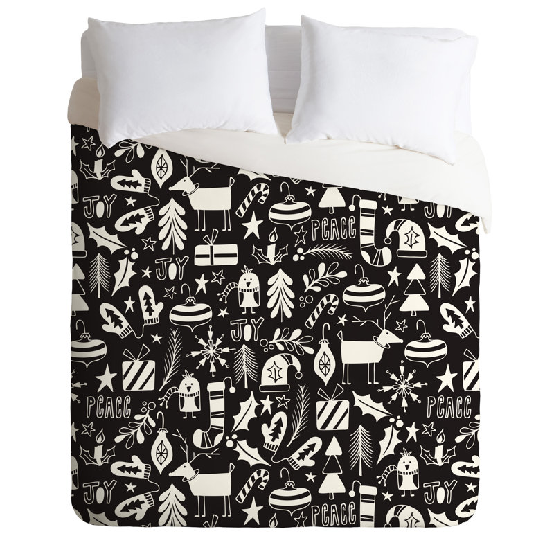 Ensemble de housse de couette, Housse de couette pour grand lit et 2 taies décor