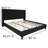 Riverdale Tufted Platform Bed with 10 Inch Pocket Spring Mattress-52247926-52247929