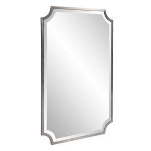 Annekee Frameless Rectangular Beveled Shield Mirror