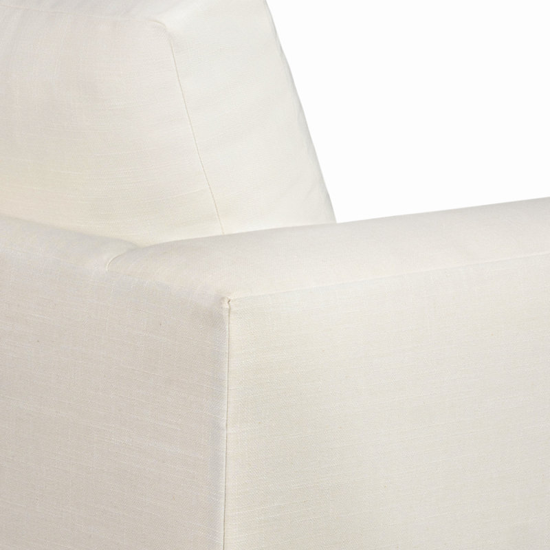 Fauteuil d'appoint Laguna, Chenille Crypton® neige Nomad