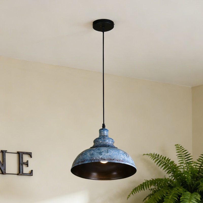 Luminaire suspendu industriel rétro à 1 lumière à intensité variable
