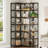 Kelsch Reversible Corner Bookcase, L-Shaped Bookshelf-1117462837