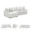Canapé modulaire 2 pièces avec méridienne Stupendous-122874701