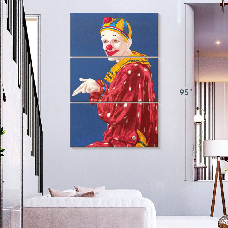 Leisha Clown, 32" H x 20" W