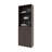 FM FURNITURE Beyerville Bookcase With Open Storage And 2 Doors, Stained Walnut-67923742
