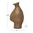 Stoneware Organic Shaped Vase, Speckled Reactive Glaze