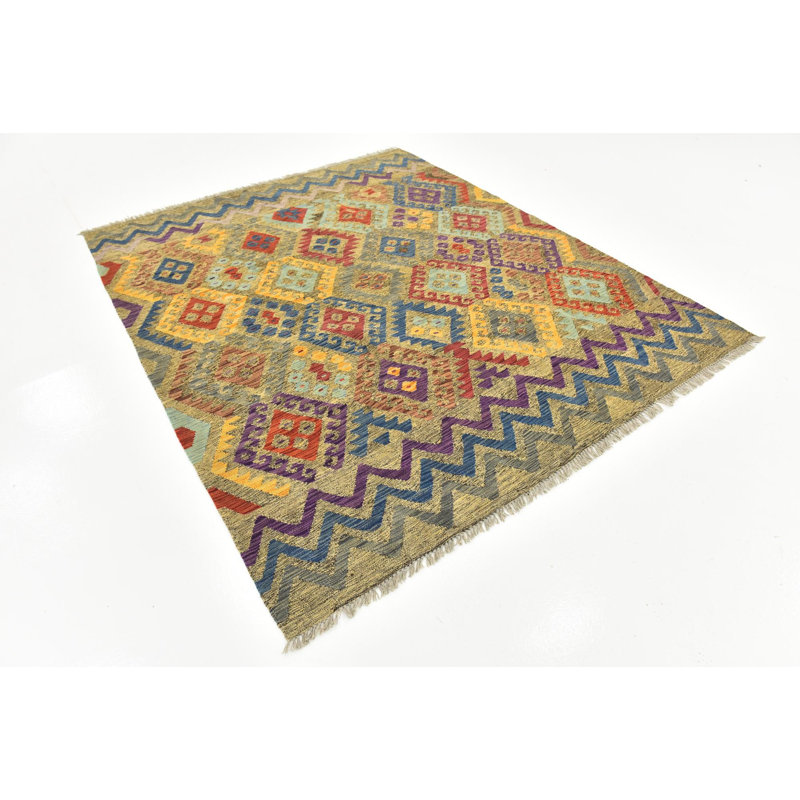Tapis carré multicolore Ohlson