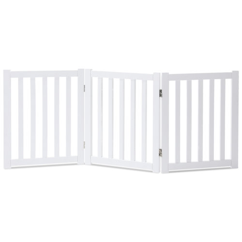 Tucker Murphy Pet™ Wooden Free Standing Pet Gate & Reviews | Wayfair