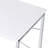 Tennos Writing Desk, White & Chrome Finish
