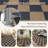 Checkered Easy Jute Living Room Rugs Dining Room Office Rug Farmhouse Outdoor Carpet Checkerboard Washable Non Slip Indoor Outdoor Carpet For Backyard Entry Deck-134846028