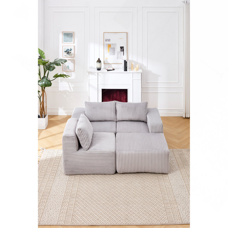 Modern Minimalist Modular Sectional Sofa