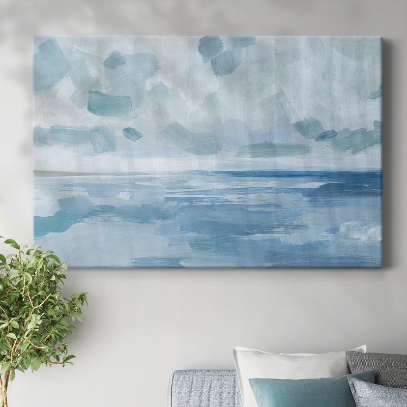 Calm Seascape I-Gallery, toile tendue, H 12 po x l 18 po