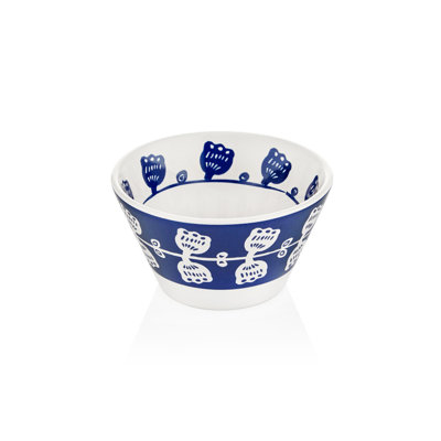 Latitude Run Brann Stoneware Stainless Steel Candy Bowl