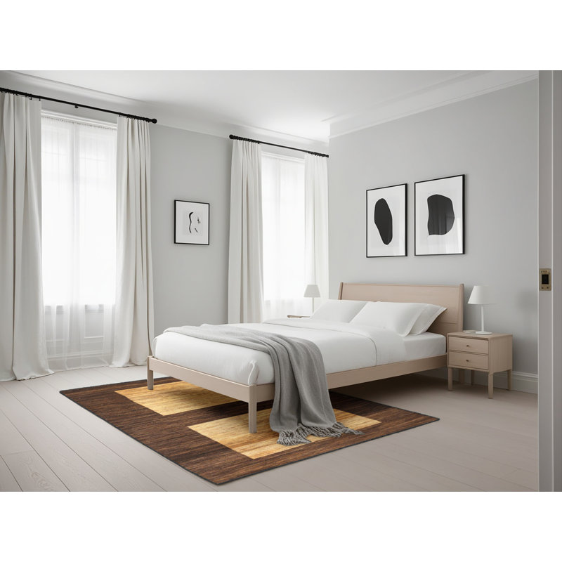 Tapis abstrait moderne 16, Rectangle 5 pi x 7 pi