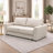 DreamLoom 73.2" Top Grain Italian Leather Pull Out Sleeper Sofa Bed with Memory Foam Mattress, Leather Sleeper Sofa Bed with Memory Foam Mattress For Livingroom-542375469