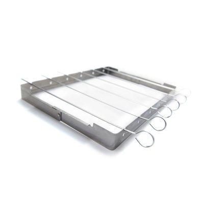 GrillPro Stainless Steel Skewer and Shish Kebab
