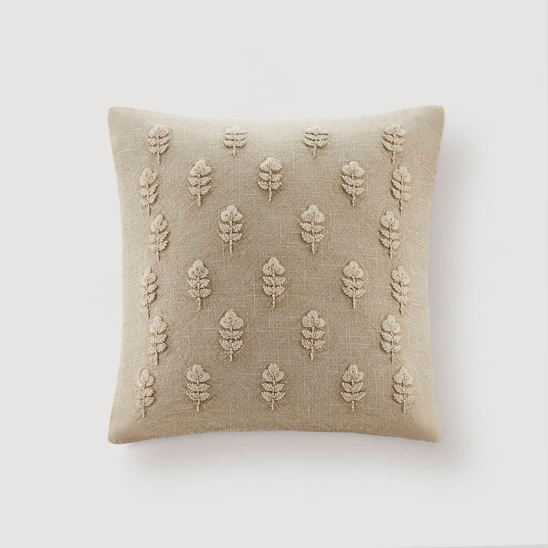 1-Piece 20x20" Cotton Pillow Cover,Linen