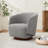Caysey Boucle Upholstered Swivel Accent Chair-116864524