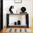2 Tier Console Table, Living Room Sofa Table, Modern Narrow Entryway Table
