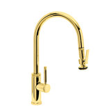 Industrial Plp Pulldown Faucet - Lever Sprayer - Angled Spout