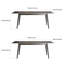 Modern Grey Dining Table, Sintered Stone Top with Marble Vein Pattern, Carbon Steel Base Fast Dispatch From UK Warehouse – Dispatched Within 2 Days-283535283