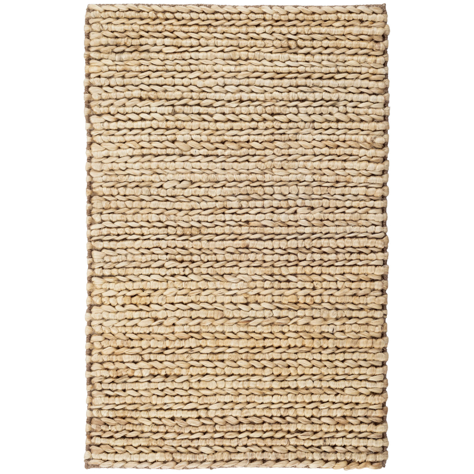 Jute Woven Natural Hand-Woven Jute Rug, Rectangle 8'6" x 11'6"