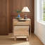 Table de chevet en bois naturel