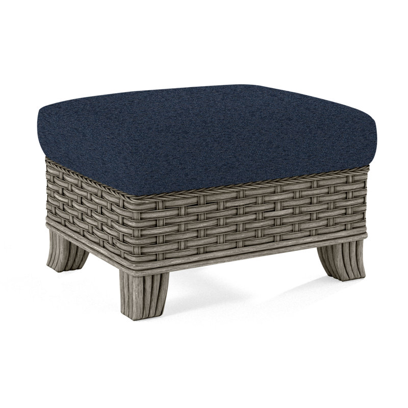 Repose-pieds Somerset, Bleu marine de base; 0317-61, Pierre de foyer