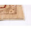 Tapis beige en laine noué à la main de conception unique 8 pi x 9 pi 8 po New Age