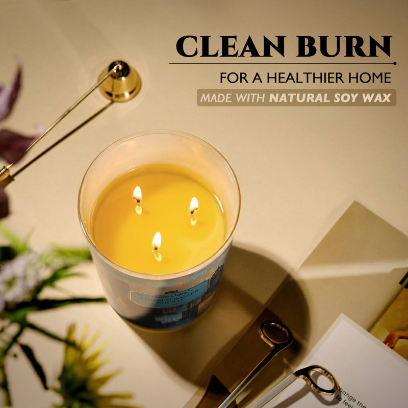 Haute nuit d'été | Bougies parfumées 3-Wick Homelights