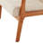 PU Leather Armchair With Solid Wood Legs And A Cushion（Set Of 2）-302903750