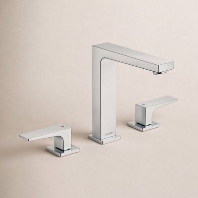 Metropol Low Flow Water Saving Widespread Faucet with Drain Assembly