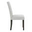 Chaise de salle à manger rembourrée en bois Wyncote, gris pierre (ensemble de 2)