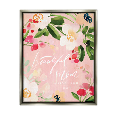 «Beautiful Mom Floral Mother's Day» par Caverly Smith, impression