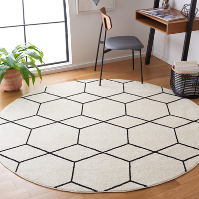Kasturi 608 Area Rug In Ivory / Black