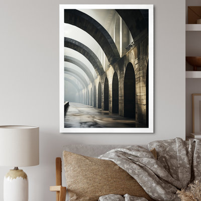 Klarita Beige Bridge Majestic Arch Graphite