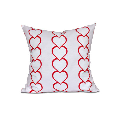 Valentine's Day Outdoor Square Pillow Cover & Insert