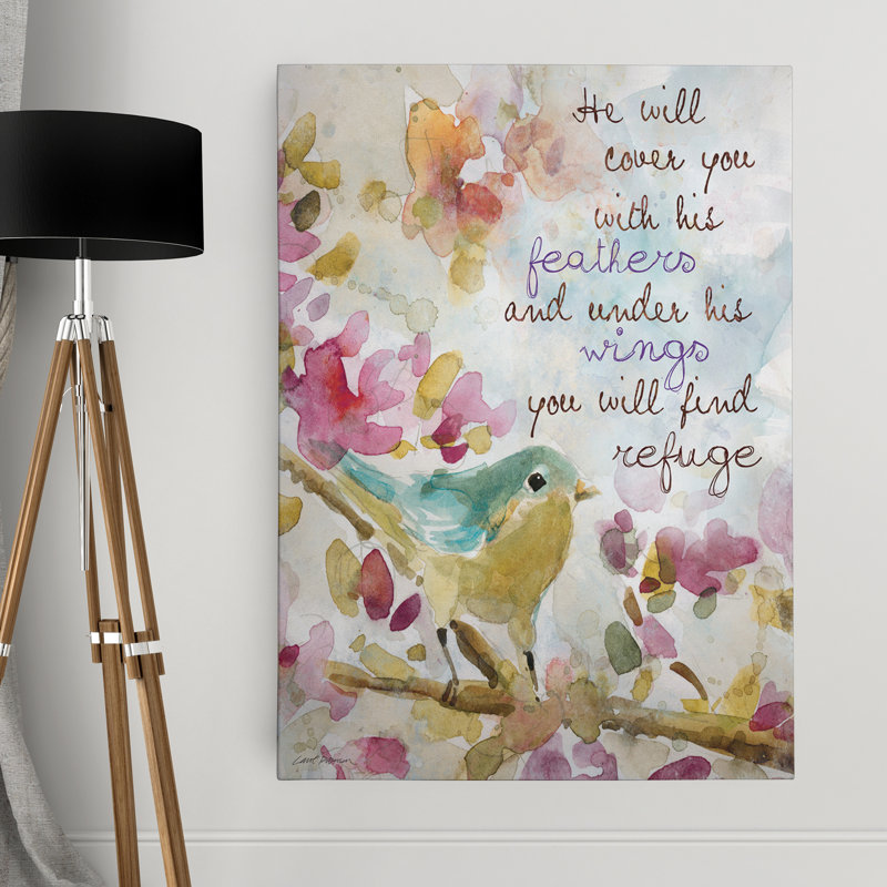 «Wings and Refuge» par Carol Robinson, impression sur toile tendue, H 36 po x l 48 po x P 1,5 po