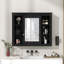 Armoire de rangement murale 35 po x 28 po pour salle de bain