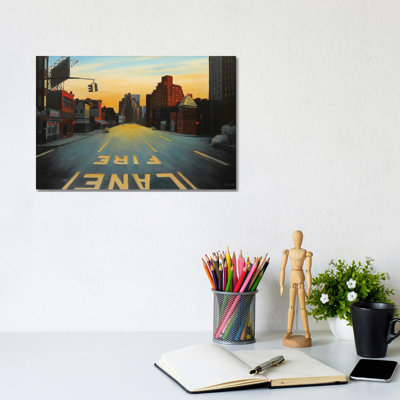 Sunrise Over Seventh Avenue by Nick Savides - Wrapped Canvas Gallery-Wrapped Canvas Giclée